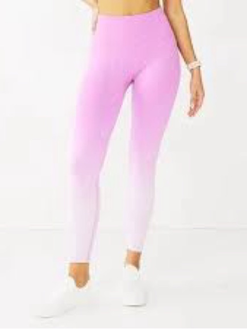 Pink Ombre High-Waist Leggings Tek gear